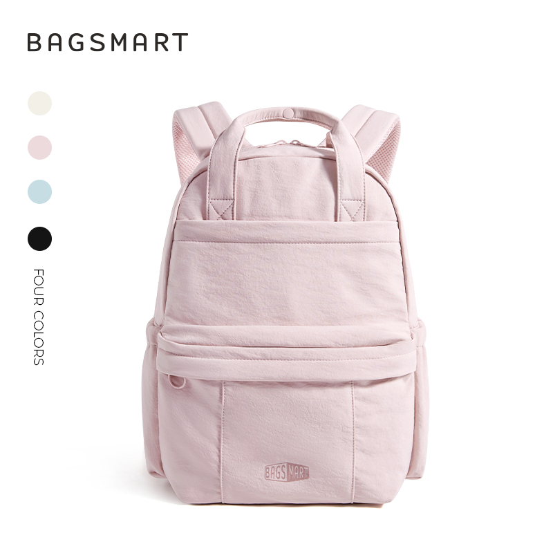 【KOL×BAGSMART 】Ba lô đựng laptop 14.3 inch, chống thấm nước, thích hợp cho học sinh, sinh viên