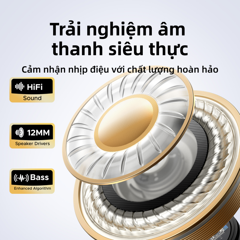UGREEN ClipBuds Tai nghe không dây, Hi-Fi mở tai , Bluetooth 6.0, thời lượng pin 30 giờ, IPX5, 12mm Bio-Diaphragm | BigBuy360 - bigbuy360.vn