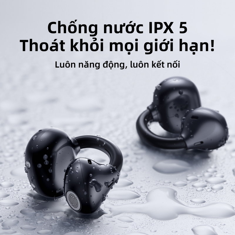 UGREEN ClipBuds Tai nghe không dây, Hi-Fi mở tai , Bluetooth 6.0, thời lượng pin 30 giờ, IPX5, 12mm Bio-Diaphragm | BigBuy360 - bigbuy360.vn