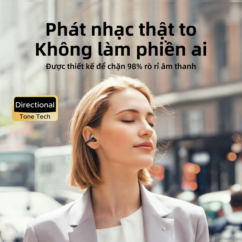 UGREEN ClipBuds Tai nghe không dây, Hi-Fi mở tai , Bluetooth 6.0, thời lượng pin 30 giờ, IPX5, 12mm Bio-Diaphragm | BigBuy360 - bigbuy360.vn