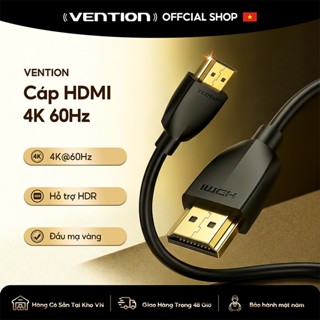 Vention Dây cáp HDMI 2.0  siêu mỏng 4K 60Hz 3D đầu mạ vàng cho TV/ máy chiếu/ PS4  - Hàng Chính Hãng