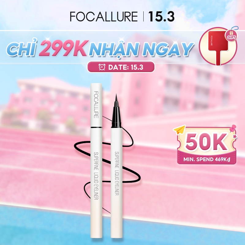 Bút kẻ mắt FOCALLURE dạng lỏng chống thấm nước nhanh khô 0.6g | BigBuy360 - bigbuy360.vn