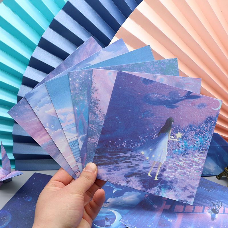 Ngàn Cần Cẩu Giấy Origami Vuông Tông Origami Vuông Vuông Origami Handmade Màu Origami Origami Giấy M