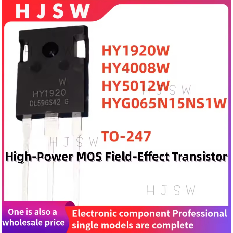 5 CÁI MỚI HY1920W HY4008W HY5012W HYG065N15NS1W HY1920 HY4008 HY5012 HYG065N15NS1 TO-247 Bộ chuyển đ