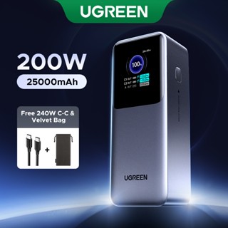 Ugreen 130W 20000mAh |25000mAh 200W Laptop Power Bank Sạc Siêu Nhanh 100W PD3.1 Cho Macbook Air / Pro Lenovo