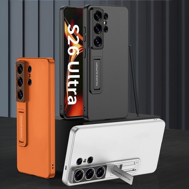 Dành Cho Samsung S26Ultra Ốp Lưng Giá Đỡ Siêu Mỏng S25Ultra Ốp Lưng Bao Gồm Chống Rơi