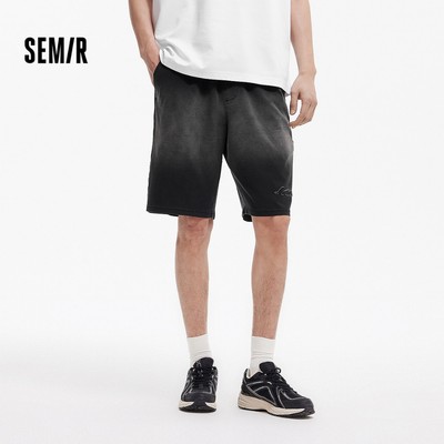 Semir Quần Short Denim Nam Mùa Hè Vintage Thêu