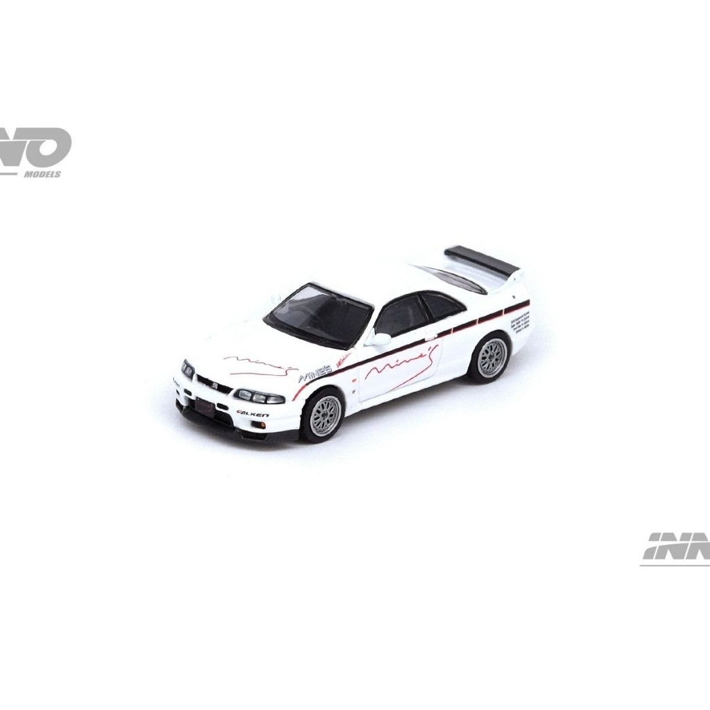INNO 1: 64 NISSAN SKYLINE GTR N1 R33 Mẫu xe hợp kim trắng của MINE