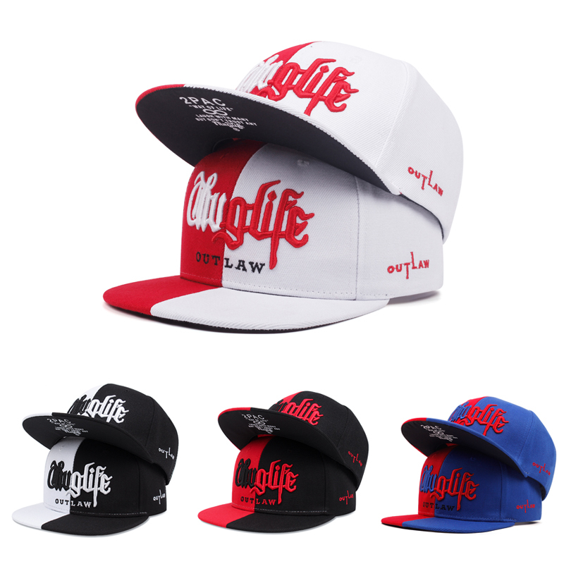 Cốc Youth Hip Hop vintage Cap 2PAC sumbrero Cap Thêu snapback Cap dành cho nam và nữ