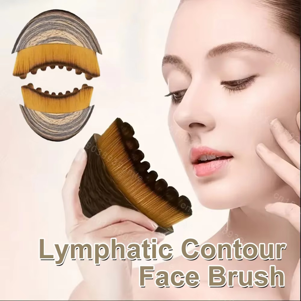 Hengfa Lina Lymphatic Contour Face Brush Lymphatic Thoát Nước Giảm Bọng Giảm Mệt Mỏi Mặt Massage Mặt