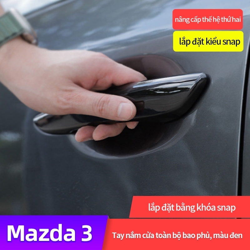 Mazda cx30 Ốp Bọc Tay Nắm Cửa Xe Hơi mazda cx30 cx30 cx-30 Màu Đen Sáng