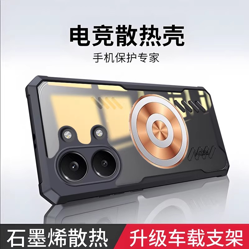 Ốp Điện Thoại Trong Suốt Cho POCO X8 Pro Max F7 F8 Ultra F5 F6 X6 X7 Pro F3 F4 GT 5G Vỏ Đồng Tản Nhi