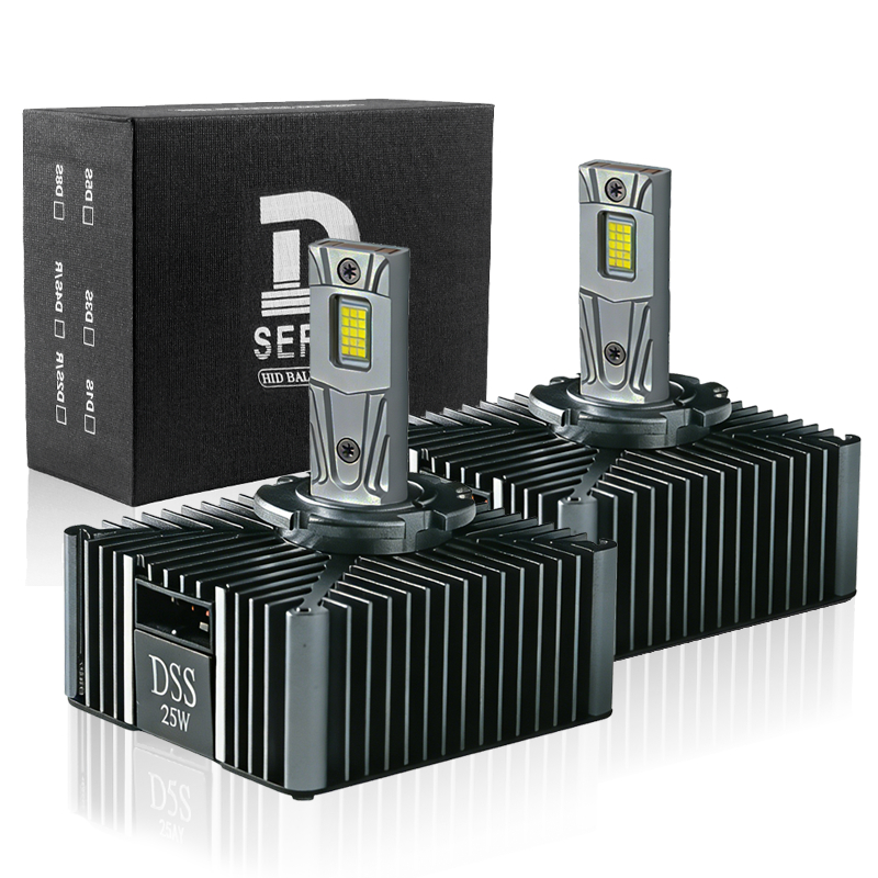 2 Chiếc D5S Bóng Đèn Pha Led Canbus 45W 6000K Carlight Hid Xenon Thay Thế D5R Đèn Tự Động 12V 24V Đa