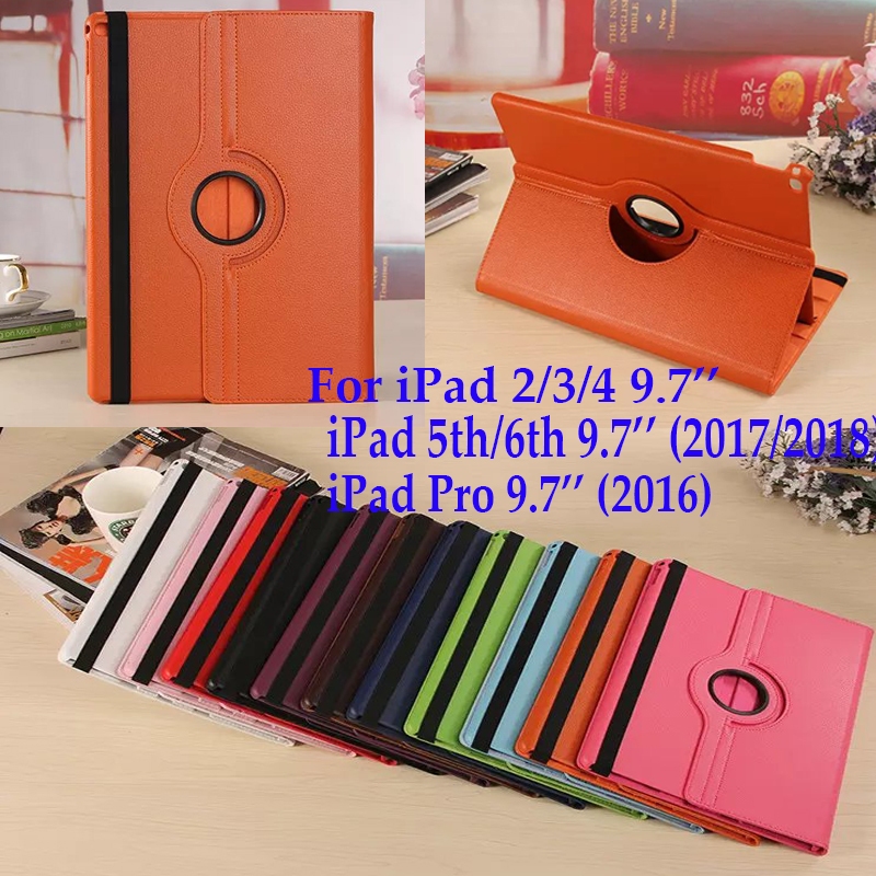 Ốp lưng iPad Pro 9.7 '' 2016 máy tính bảng cho iPad 5th 6th 9.7 inch 2017 2018 iPad 2 3 4 pu da chốn