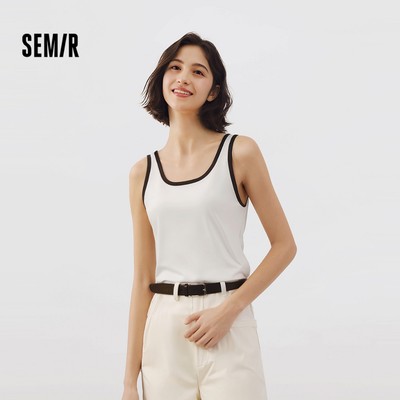 Semir 2026 Nữ Mùa Hè - Áo Vest Không Tay Slim Fit Cổ Chữ U, Màu Sắc Nổi Bật, Thoáng Mát, Chất Liệu Cao Cấp