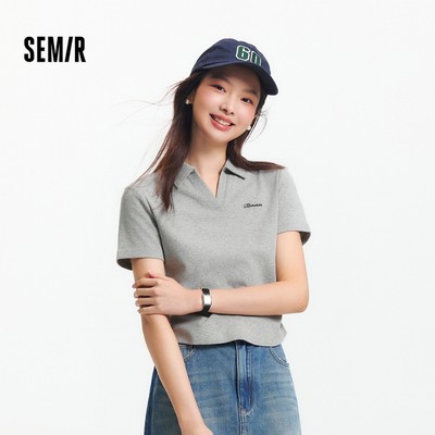 Semir 2026 - Áo Sơ Mi Polo Nữ Mùa Hè, Thiết KếSlim Fit Thêu, Phù Hợp Mặc Hàng Ngày