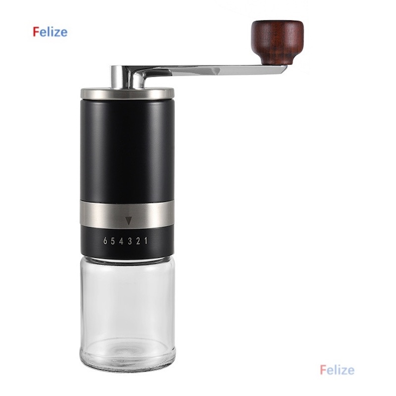 Máy xay cà phê có thể điều chỉnh bên ngoài, thân bằng thép không gỉ di động