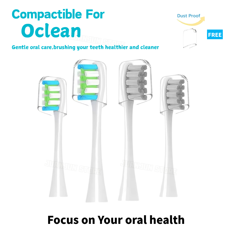 【Toothbrush Head】Suitable For Oclean X Pro/Elite/One/Z1/F1/E1/Air 2/Flow/X10 Sonic Electric Toothbru