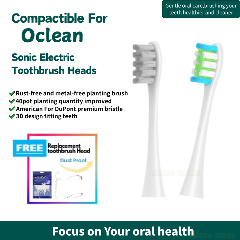 【Toothbrush Head】20 PCS Replaceable For Oclean Electric Toothbrush Head All Series Smart Sonic Elect