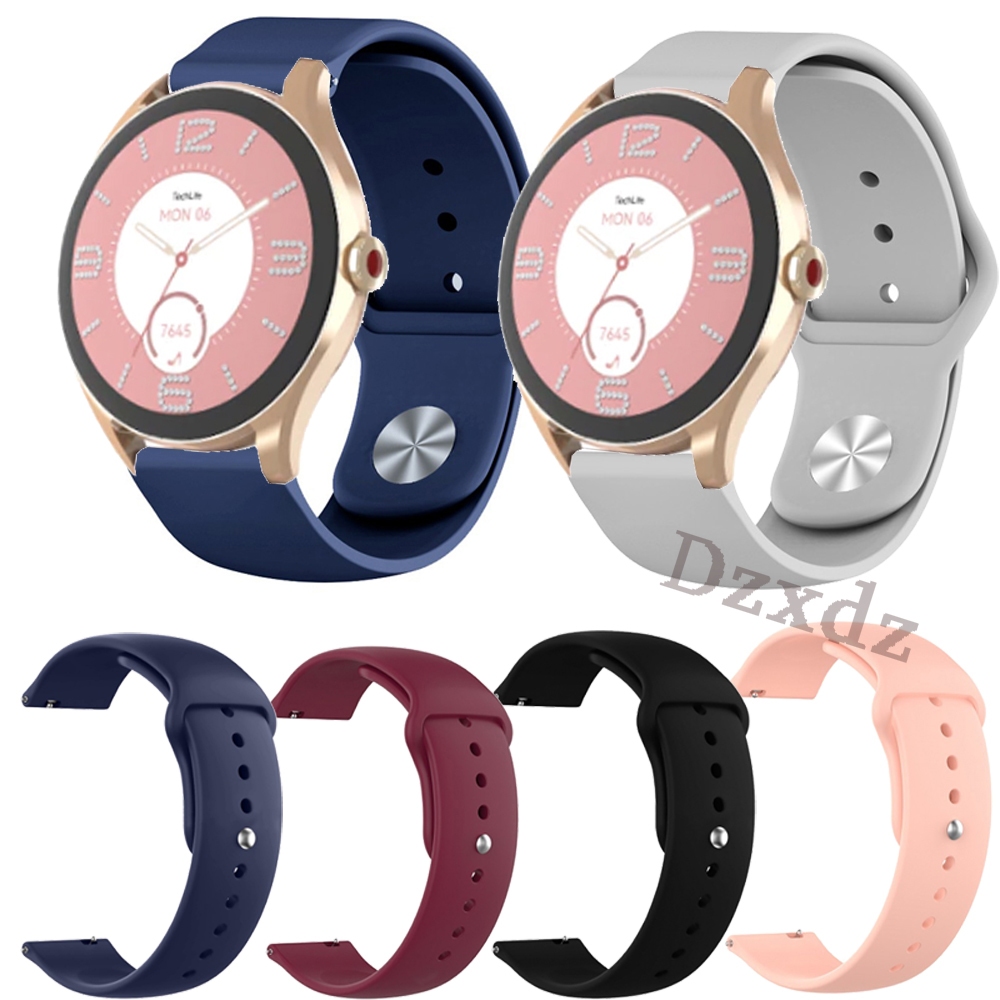 Đồng hồ thông minh TechLife P1 Lite Đồng hồ thông minh Dây đeo silicon cho đồng hồ thông minh TechLi