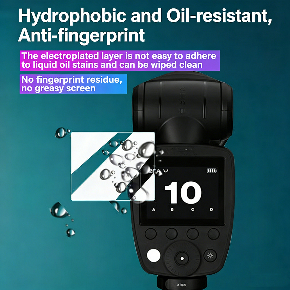 2 Miếng Bảo Vệ Màn Hình Cho Profoto A10 / A1X Flash Điều Khiển Màn Hình Cảm Ứng Flash Phụ Kiện Phim 