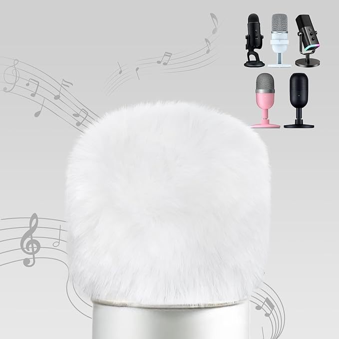 Bộ lọc Blue Yeti Pop - Vỏ micro, Muff gió lông, Kính chắn gió Mic cho HyperX SoloCast | Yeti | Nano 