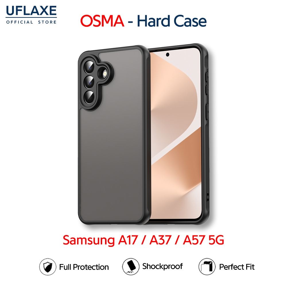 UFLAXE OSMA - Ốp Lưng Samsung Galaxy A17 / A37 / A57 5G - Op Cứng Chống Sốc, Ốp Lưng Điện Thoại Mờ C