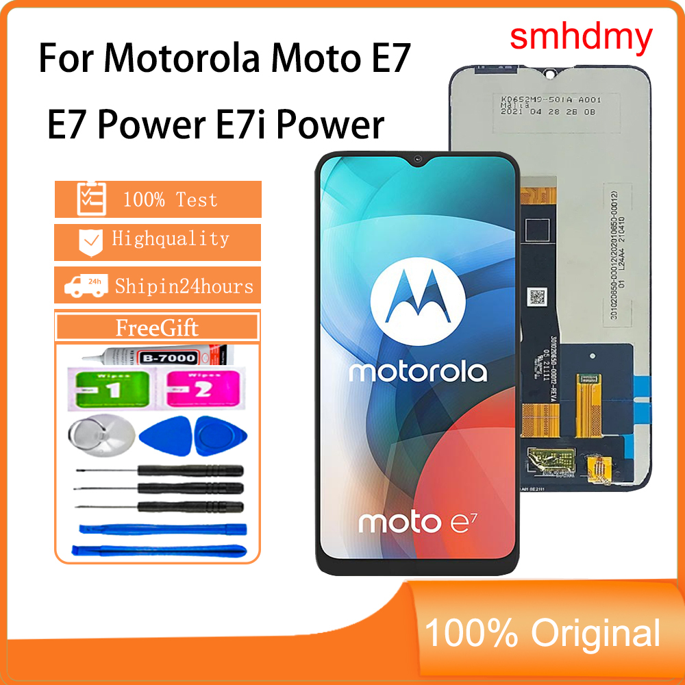 Smhdmy Cho Motorola Moto E7 E7 Power E7i Power LCD Màn Hình Hiển Thị Thay Thế Màn Hình Cảm Ứng