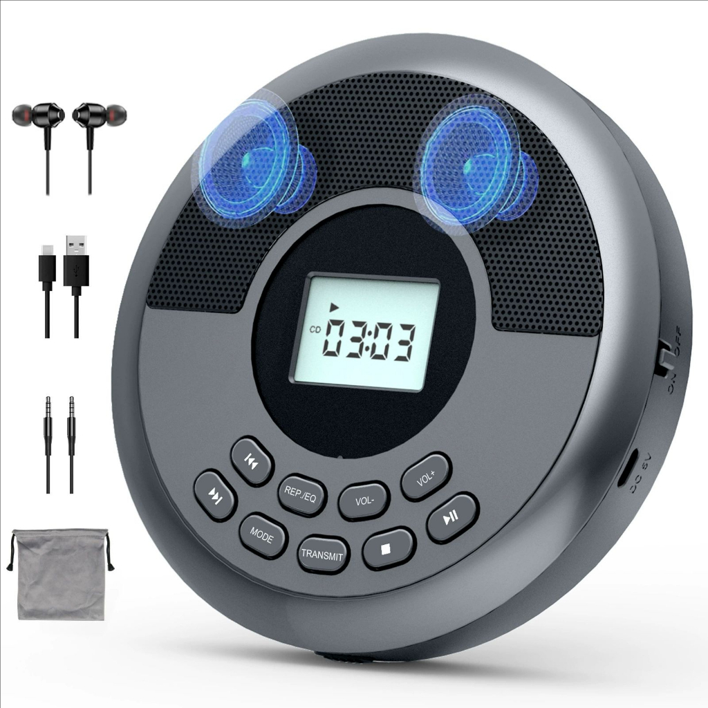 Máy nghe nhạc CD di động, album nhạc MP3, máy nghe nhạc di động CD, máy nghe nhạc CD Bluetooth USB, 
