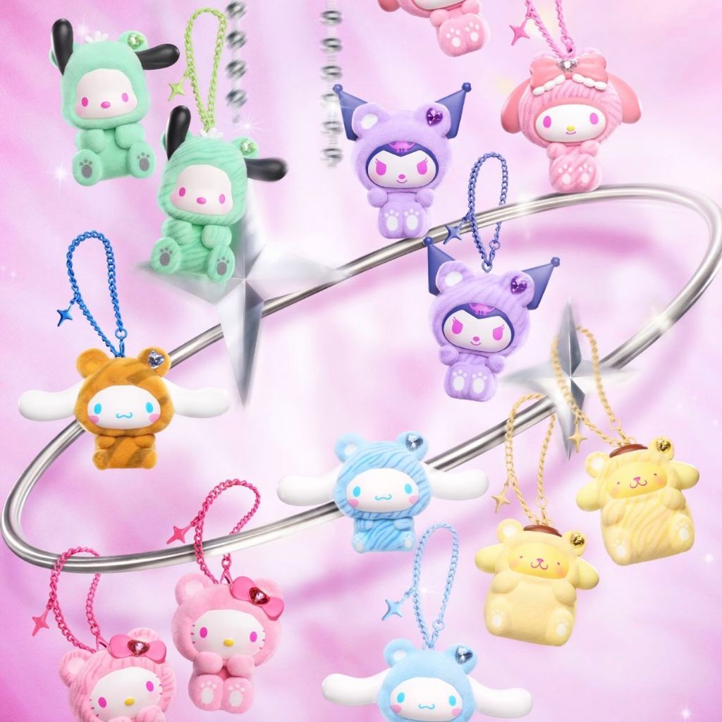 Sanrio Jeweled Forest Series Hộp bí ẩn Hợp thời trang Chơi Búp bê Dễ thương Đổ xô Quà tặng Mặt dây c
