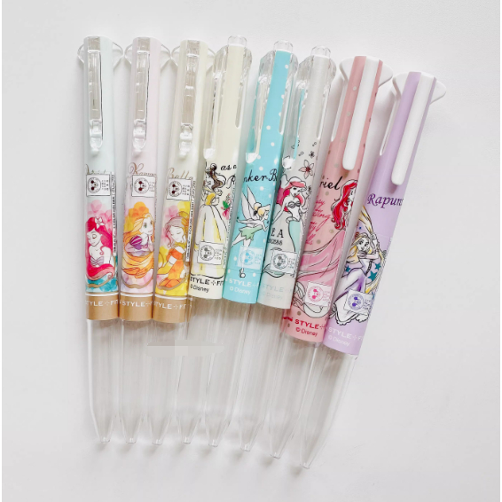 Nhật Bản uni Mitsubishi Disney Nàng Tiên Cá Tóc Dài Jasmine Tinkerbell Chip 'n' Titi Rỗng Module Bút