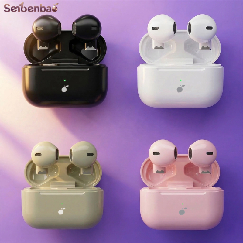 Tai nghe không dây nhỏ nhất Senbenbao Pro 5s Tai nghe không dây nhỏ nhấtTWS 5.4 Hi-Fi Dolby Stereo - tai nghe điều khiển bằng cảm ứng, trong tai, tương thích tất cả các điện thoại thông minh - Trò chơi Thể dục ngoài trời Quà tặng thể thao