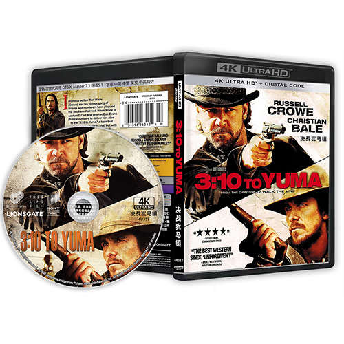 [Tiếng Anh] Blu-ray HD Movie 4K UHD 1080P 3: 10 đến Yuma (4K)