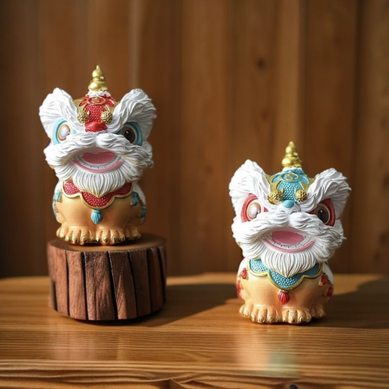 Quà tặng Tết Mô hình lân mini,Đồ trang trí nội thất,Mô hình trang trí mini dễ thương