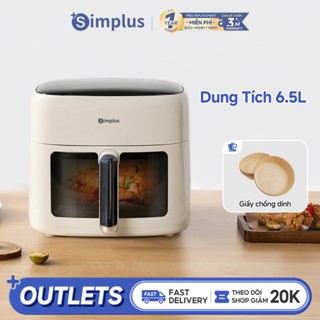 Simplus Nồi Chiên Không Dầu Dung Tích Lớn 6.5L Công Suất Cao 1500W KQZG018 (V)