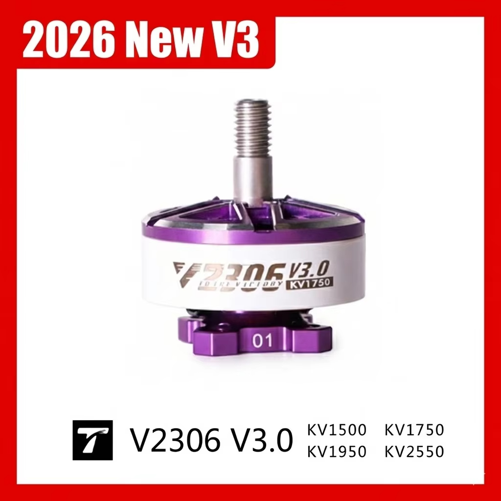 T-MOTOR Velox V2306 V3 Động Cơ DIY Phần Không Chổi Than Đua Xe Tự Do Động Cơ Máy Bay