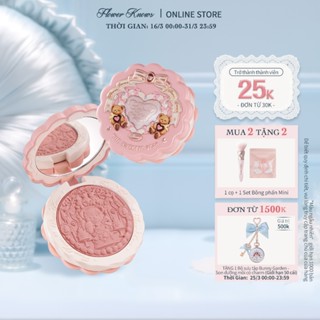 Phấn má hồng Silk Satin Collection Flower Knows The Sweetie Bear 5g