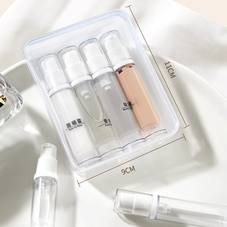 5ML/10ML transparent vacuum spray bottle lotion subpackage bottle toner liquid foundation portable s
