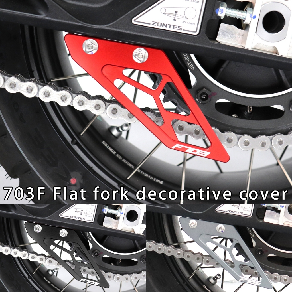 Dành Cho Xe Zontes 703F ZT703F 703 F 2024 2025 2026 Phụ Kiện Xe Máy Dây Xích Vỏ Bảo Vệ Phía Sau Phuộ