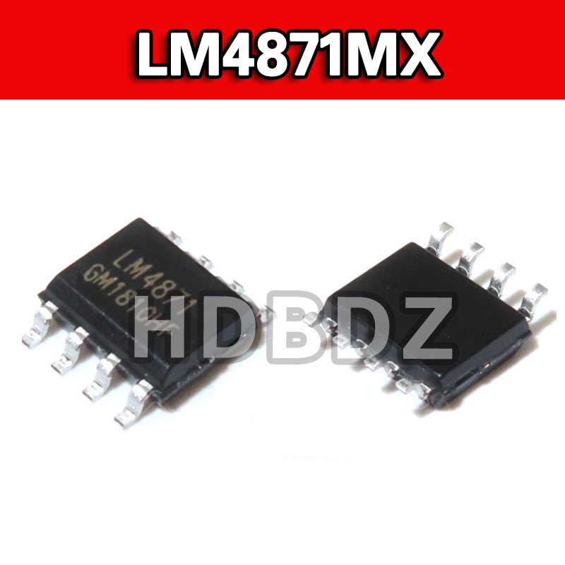 20~50PCS LM4871MX  LM4871 SMD SOP8 Bộ khuếch đại công suất âm thanh Chip IC