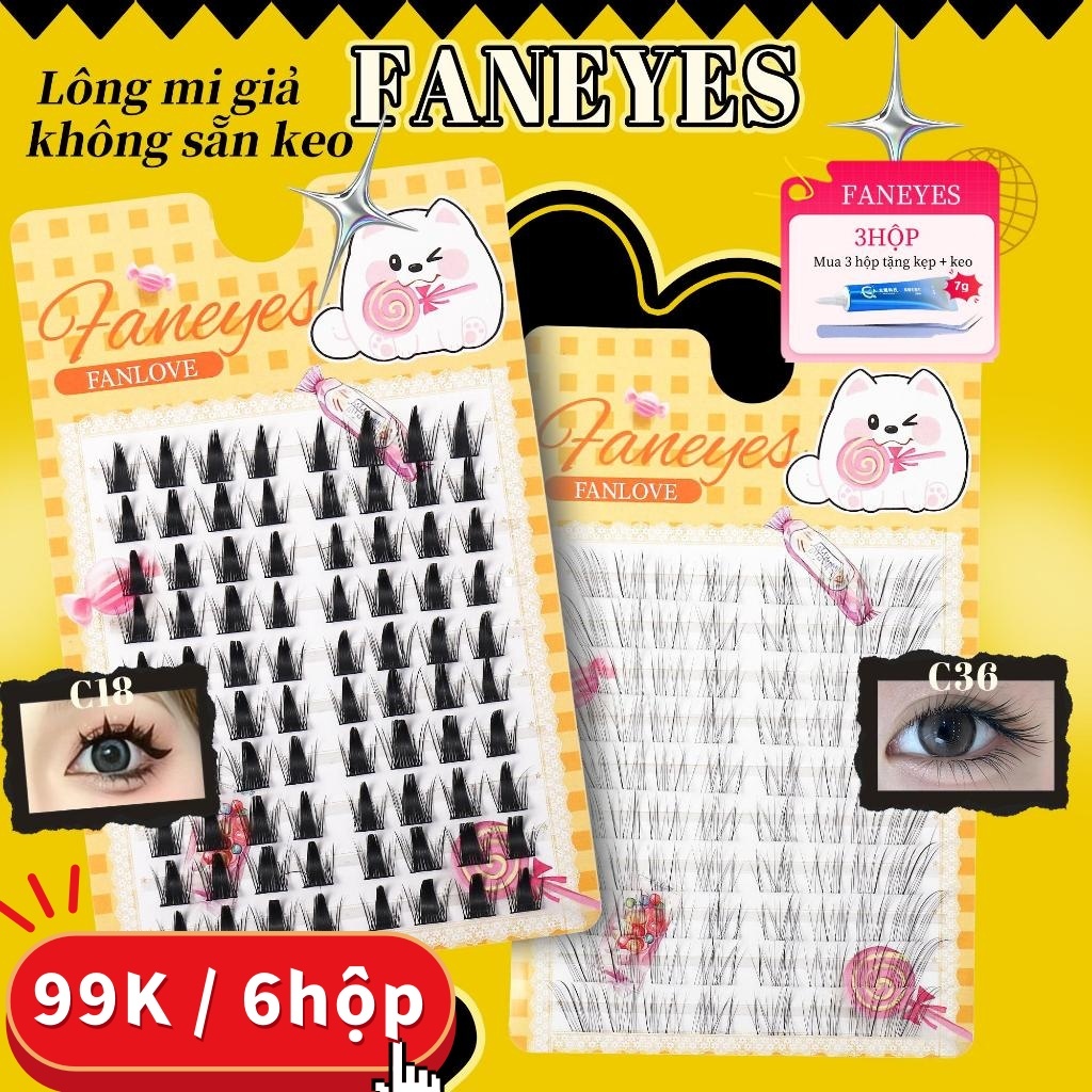 Lông Mi Giả Tự Nhiên Phù Hợp Với Người Mới Phong Cách Phân Đoạn Cụm Đơn Kéo Dài Đầu Mắt Mi Bản Địa Phải Có Cho Người Lười