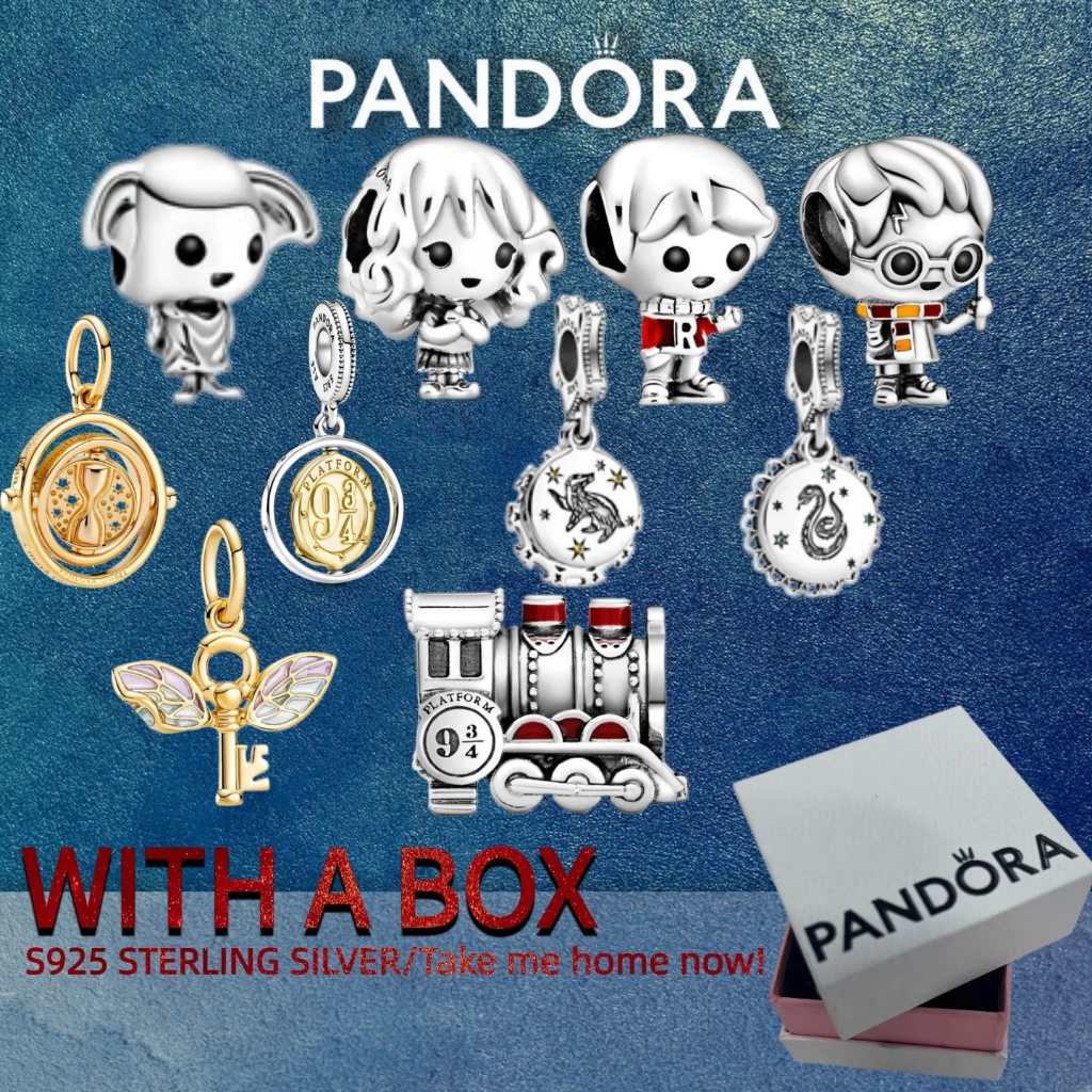 Pandora Bạc S925charm Dobby Harry Potter - Mặt Dây Chuyền & Chìa Khóa