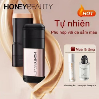 Kem nền ONG BEAUTY, Kem nền và cọ 2 trong 1, Lâu trôi trong 8 giờ, Mờ và Chống thấm nước, 12,5g