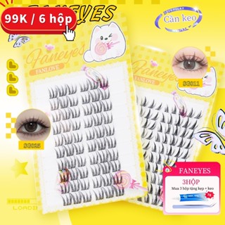 Nhóm Nữ Phong Cách Mèo Móng Vuốt Hoa Hướng Dương Lông Mi Giả Nữ Siêu Nhiên Dung Tích Lớn 10 Hàng Dày Phân Đoạn Ba Phần- Lông mi giả không sẵn keo