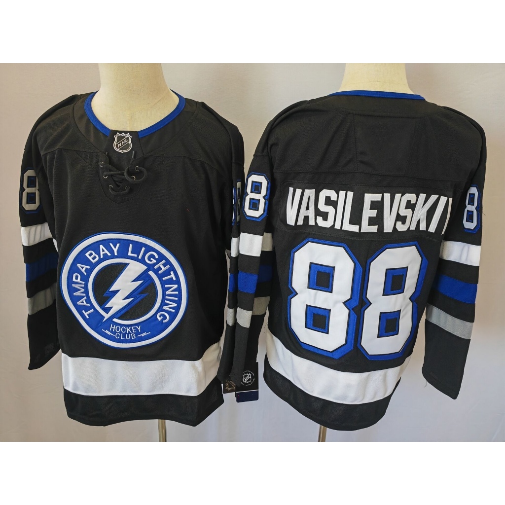 NHL Áo jersey Lightning Team, áo thêu dài tay