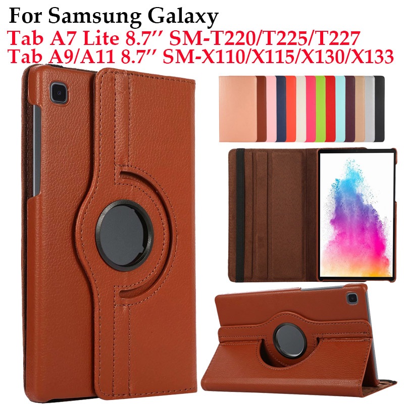 Ultra 360 RotaryCase Cho Samsung Galaxy Tab A7 Lite 8.7 inch T220 T225 Đứng Dành Cho Samsung Tab A9 