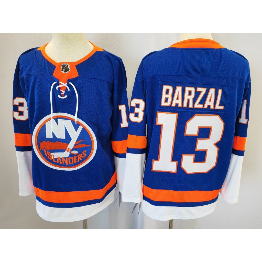 NHL Khúc Côn Cầu Jersey Islanders Khúc Côn Cầu Jersey Thêu Mỹ Dài Tay Thể Thao