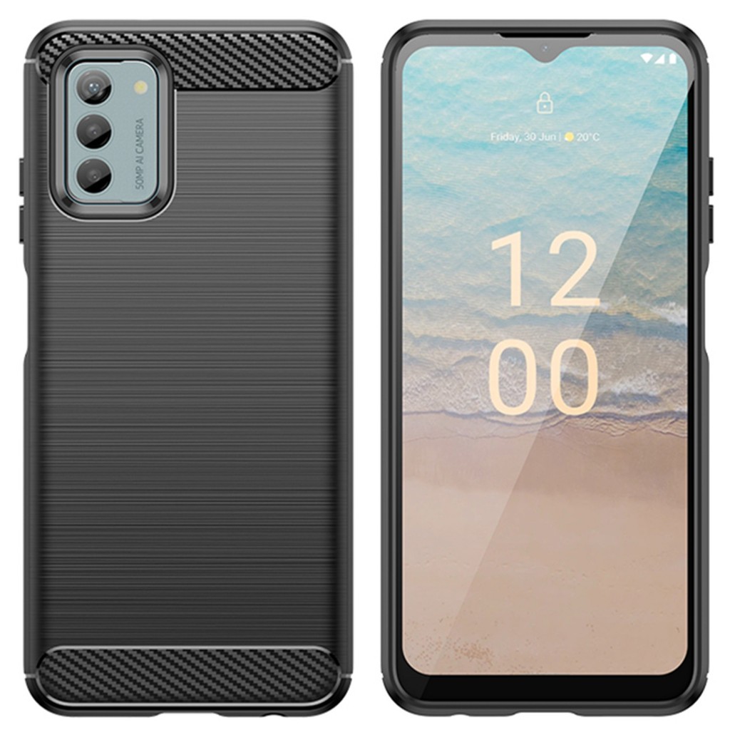 Ốp Mềm Mờ Cho Nokia G22 G42 G310 Vỏ Sợi Carbon Chống Sốc Cho Nokia G42 Vỏ Điện Thoại Silicon