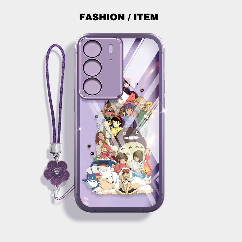 Ốp Điện Thoại Trong Suốt YBD Cho OPPO A5 A5i Pro 4G 5G A6i A5M Hayao Miyazaki Spirited Away Totoro C