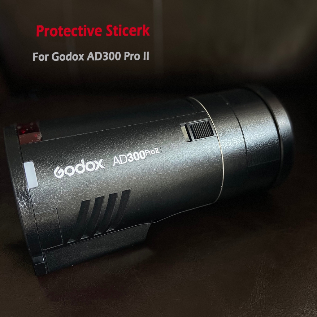 AD300 ProII Decal Da Vinyl Bọc Phim Ngoài Trời Flash Bảo Vệ Thân Miếng Dán Bảo Vệ Áo Khoác Cho Godox